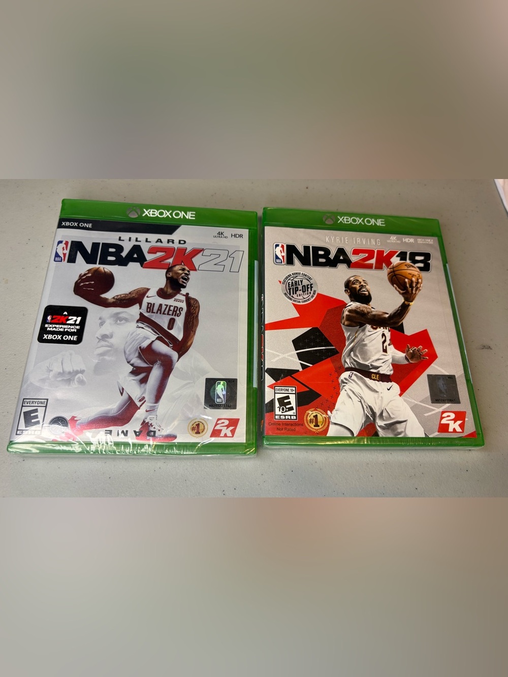 Microsoft Xbox One NBA 2K21 & NBA 2K18 Rated E Basketball Games Sealed NIB